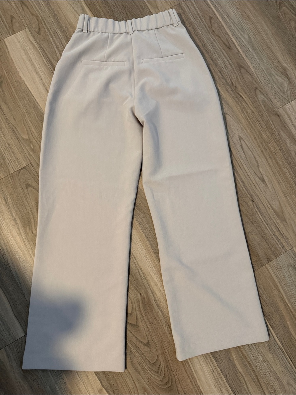 Abercrombie & Fitch Women’s Light Beige Sloan Wide-leg Dress Pants - Picture 3 of 4